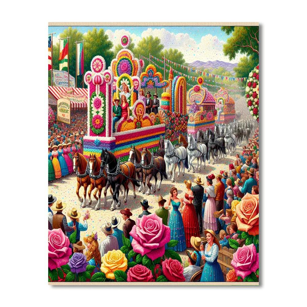 Portland Rose Festival Paint By Numbers Kits