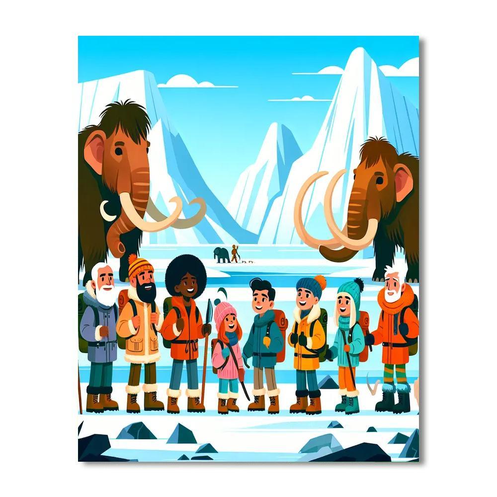 Ice Age Expedition Painting By Numbers Kit