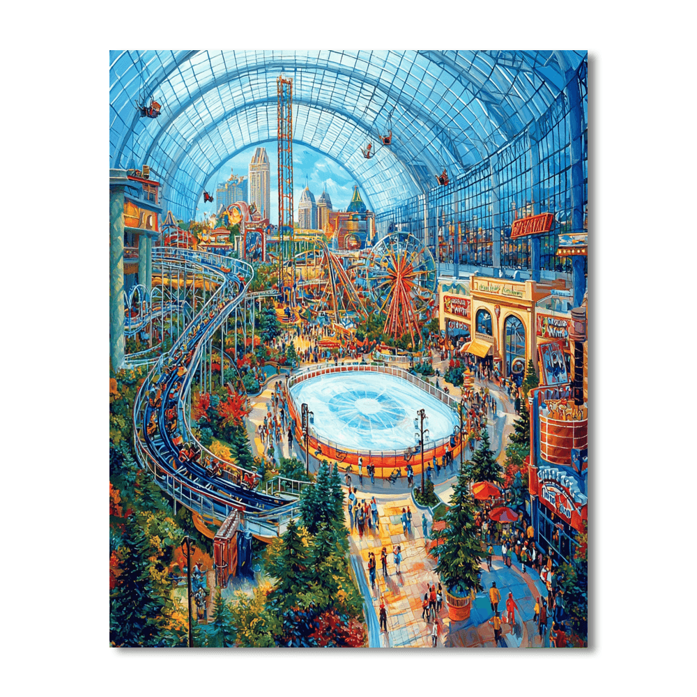 Lotte World - Seoul Paint By Numbers