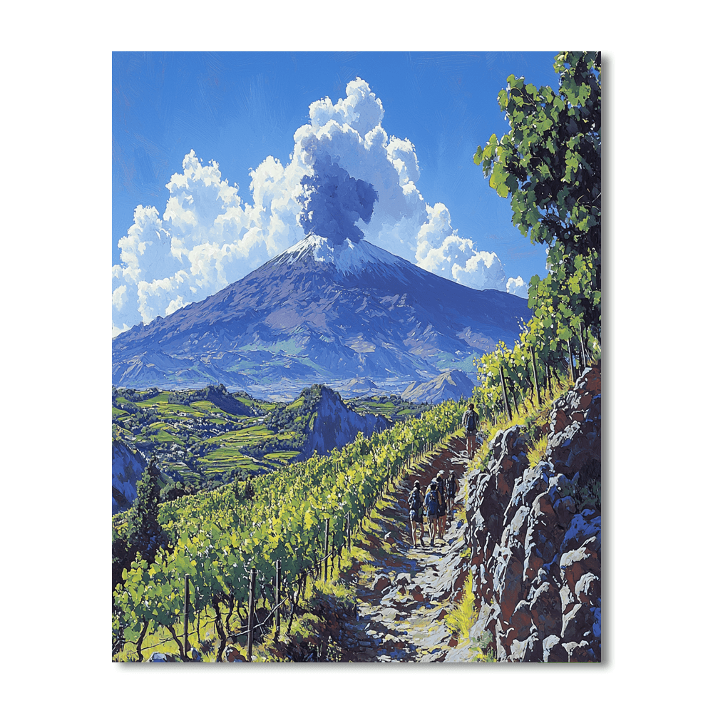 Mount Etna Paint By Numbers Kits