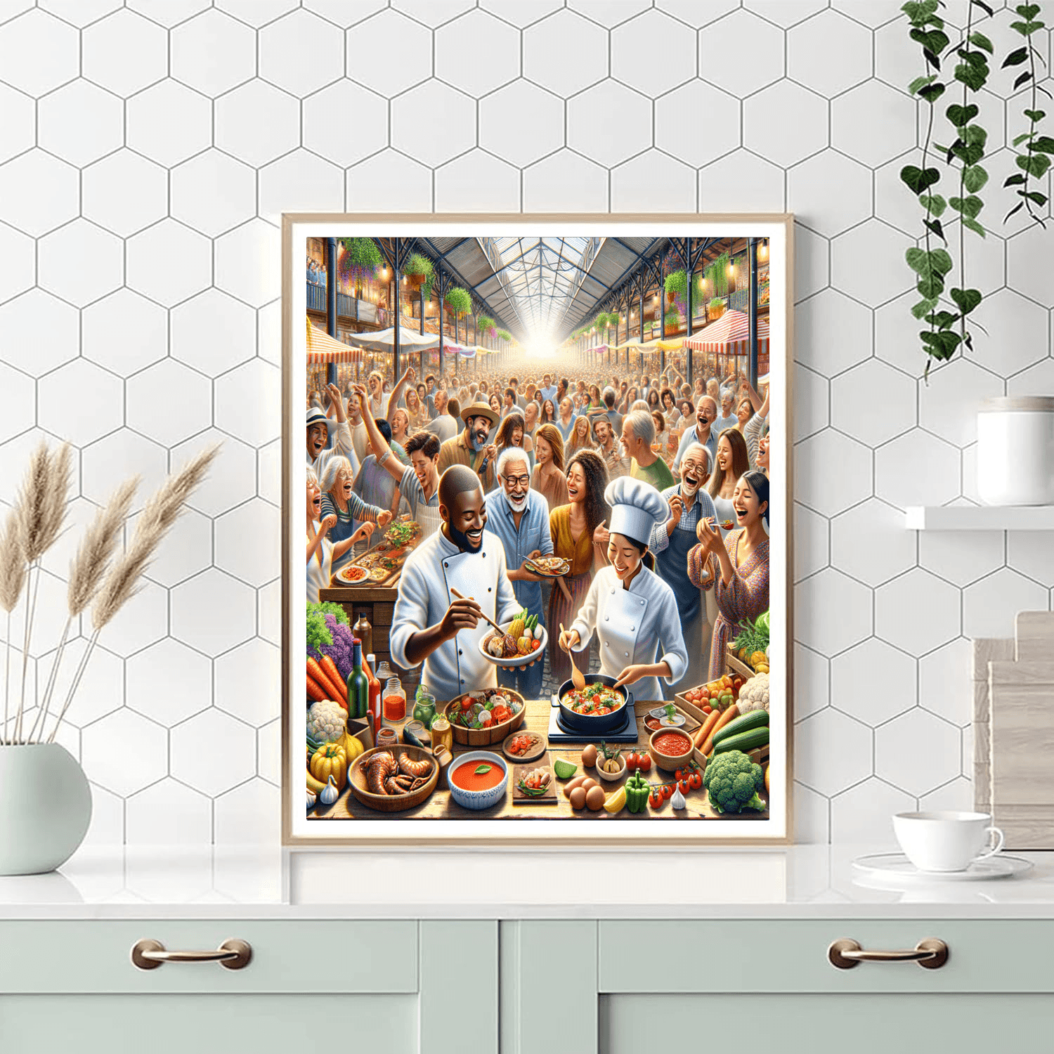 La Fête De La Gastronomie Number Painting