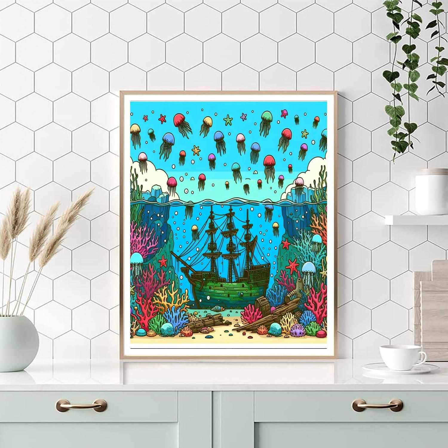 Ocean Wonders Discovery Paint By Numbers