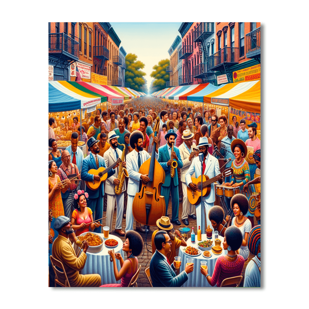 Harlem Renaissance Festival - United States Painting By Numbers Kit