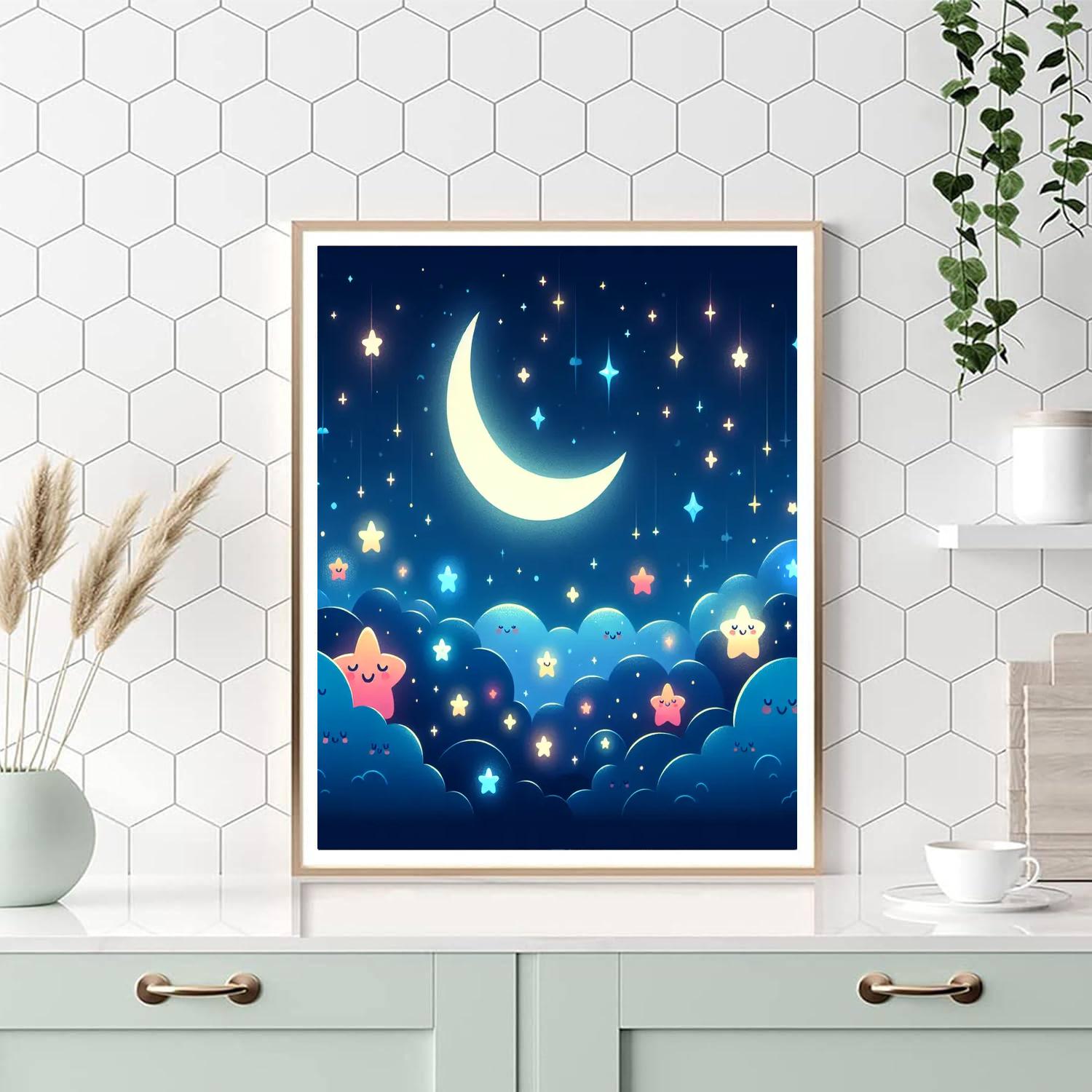 Dreamy Stars Painting Number Kit