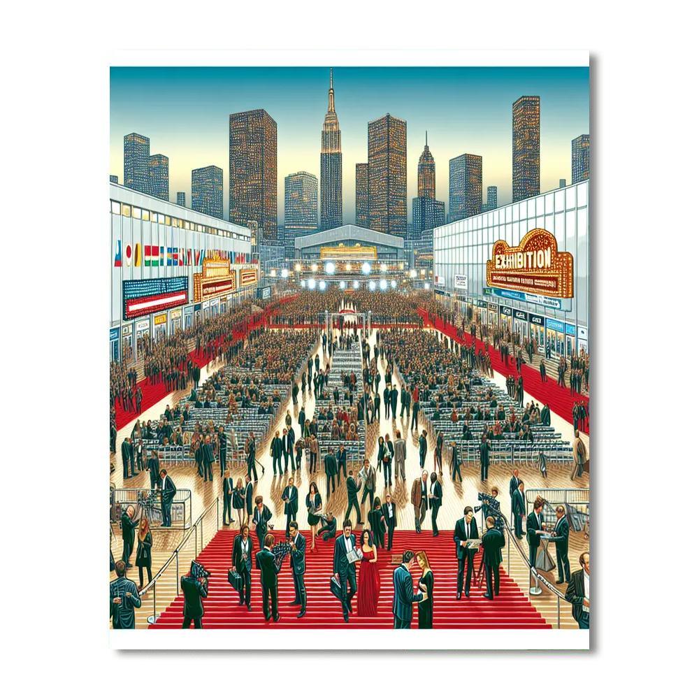 New York Film Festival - United States Paint By Numbers Art