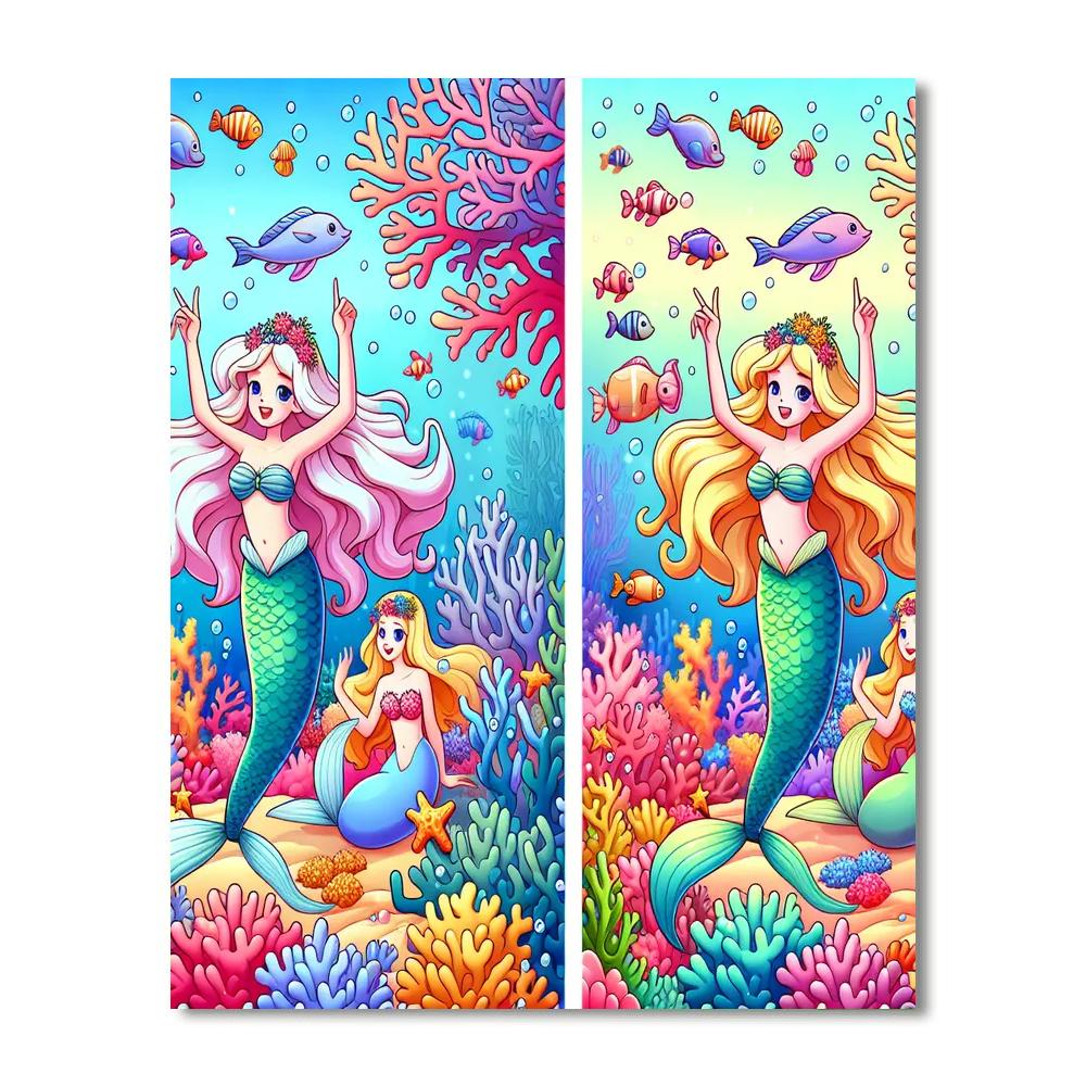 Enchanting Mermaid Kingdom Number Painting