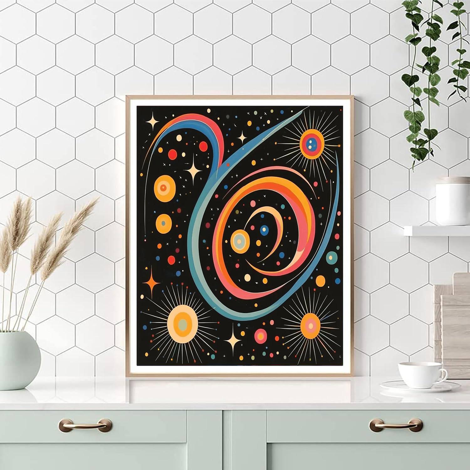 Joan Miro Inspired Infinite Universe  Paint By Number