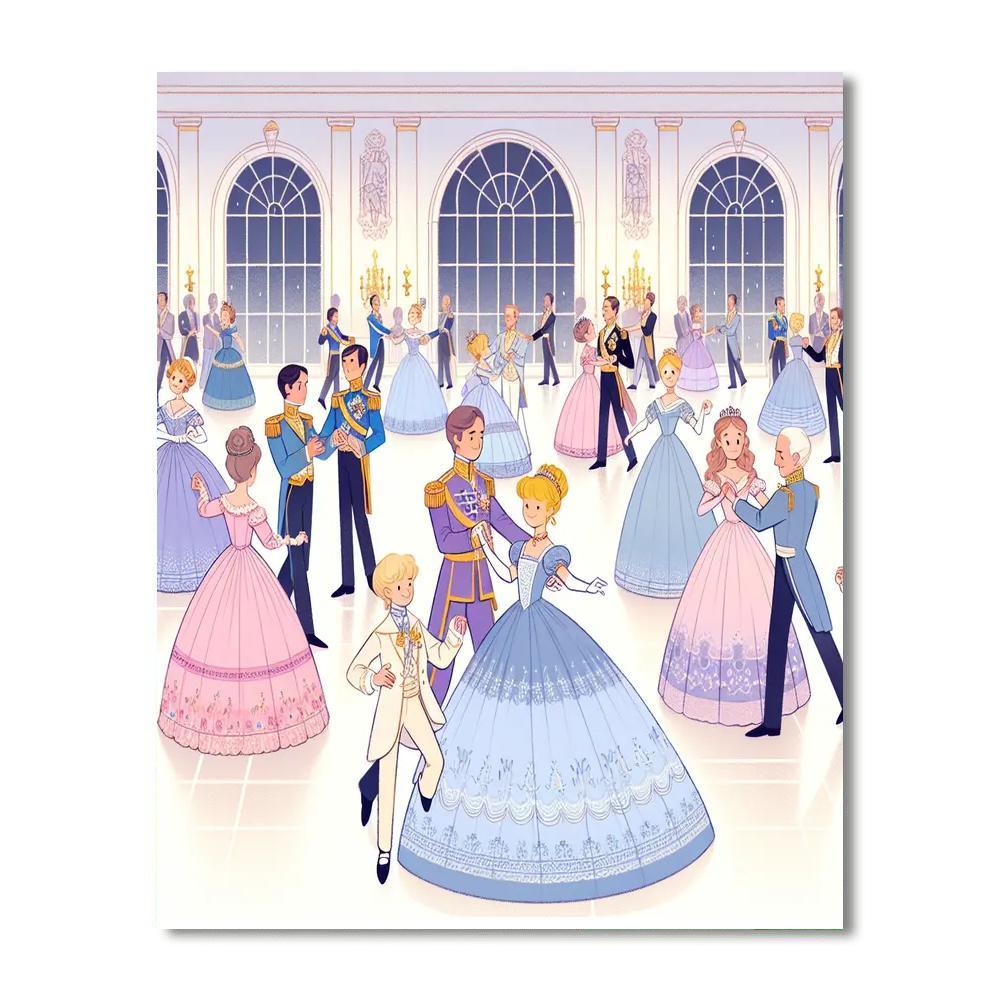 Royal Enchanted Ball Paint By Numbers Art