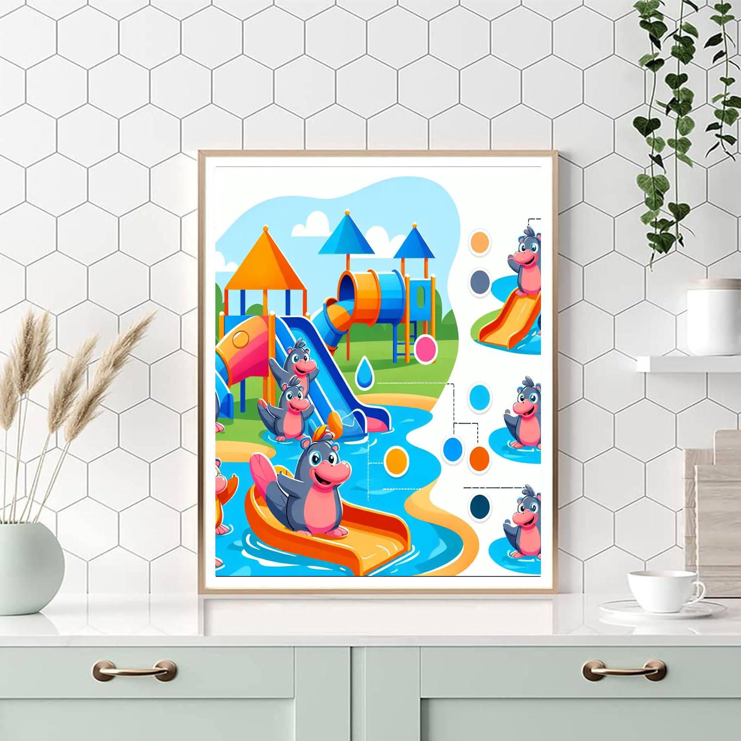 Playful Platypus Playground Numbered Painting Kits