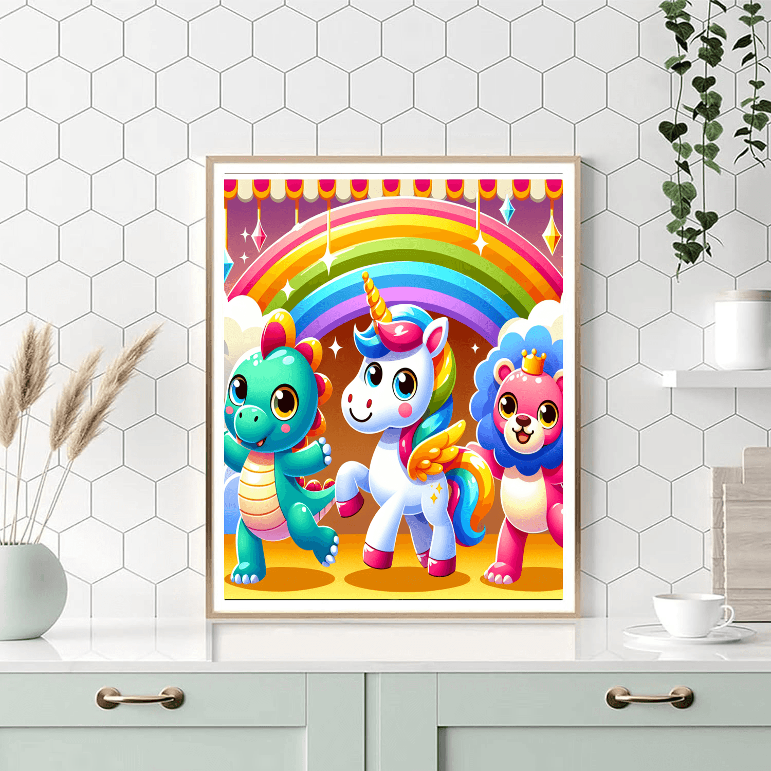 Fantasy Animal Parade Paint By Number