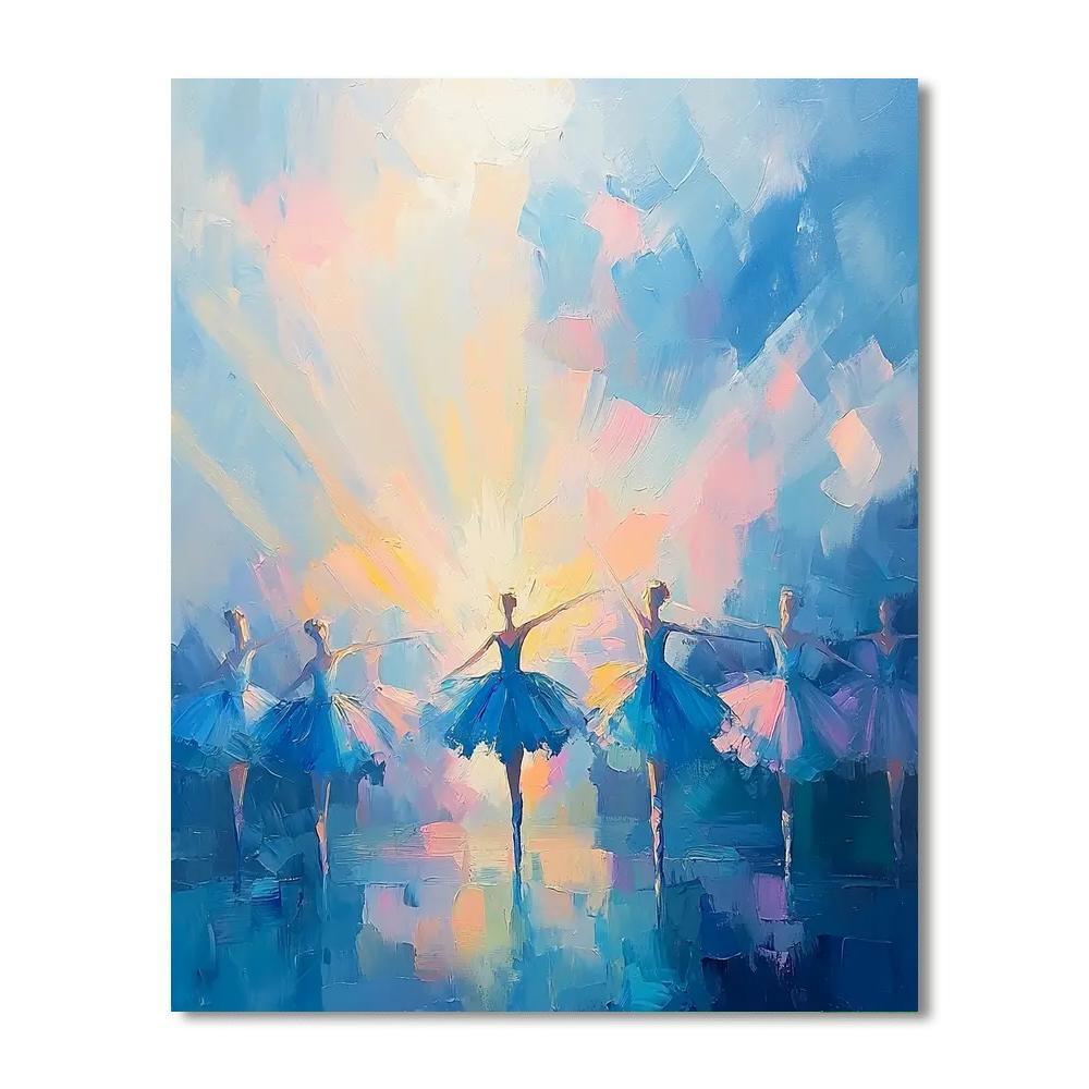 Edgar Degas Inspired Ballet Of Light  Paint By Number