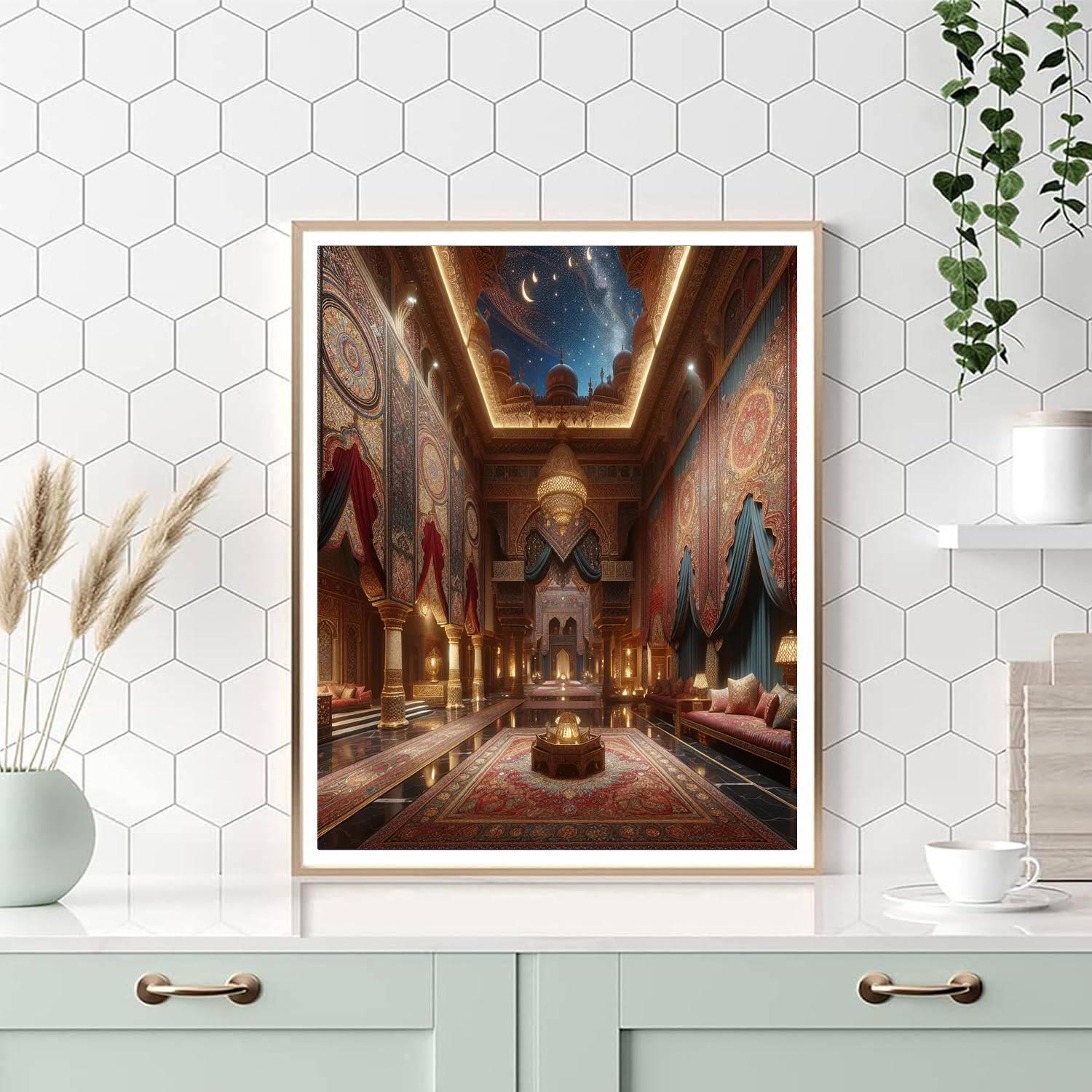 Royal Arabian Fantasy Painting By Numbers Kit