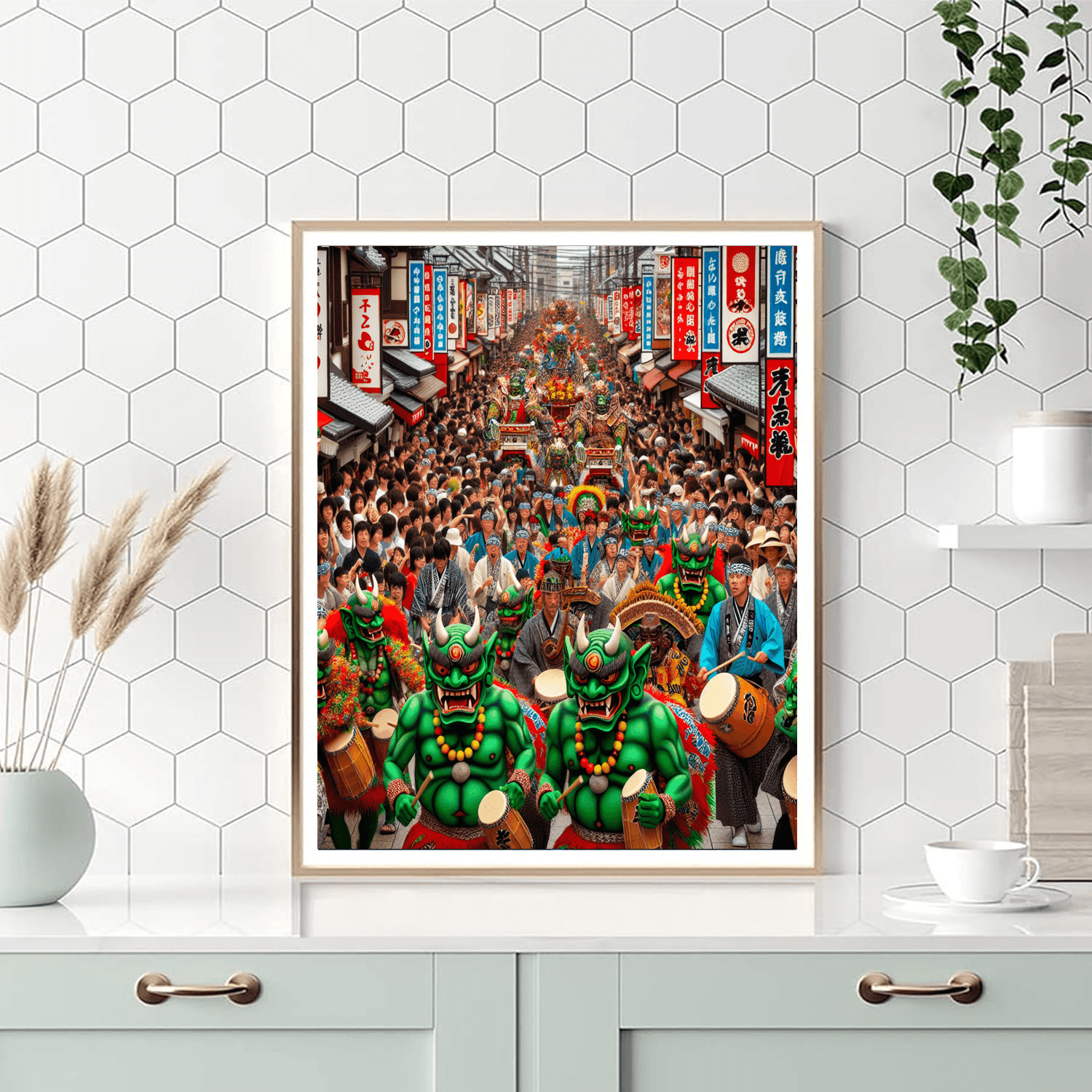 Oni Matsuri Paint By Numbers Art