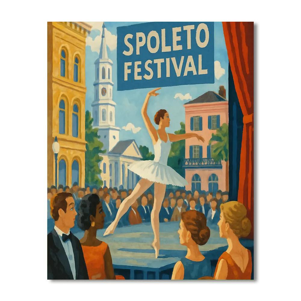 Spoleto Festival - Usa Paint By Numbers Kits