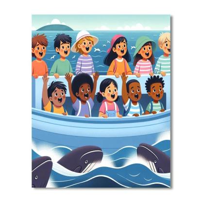 Whale Watcher Excursion Paint By Number