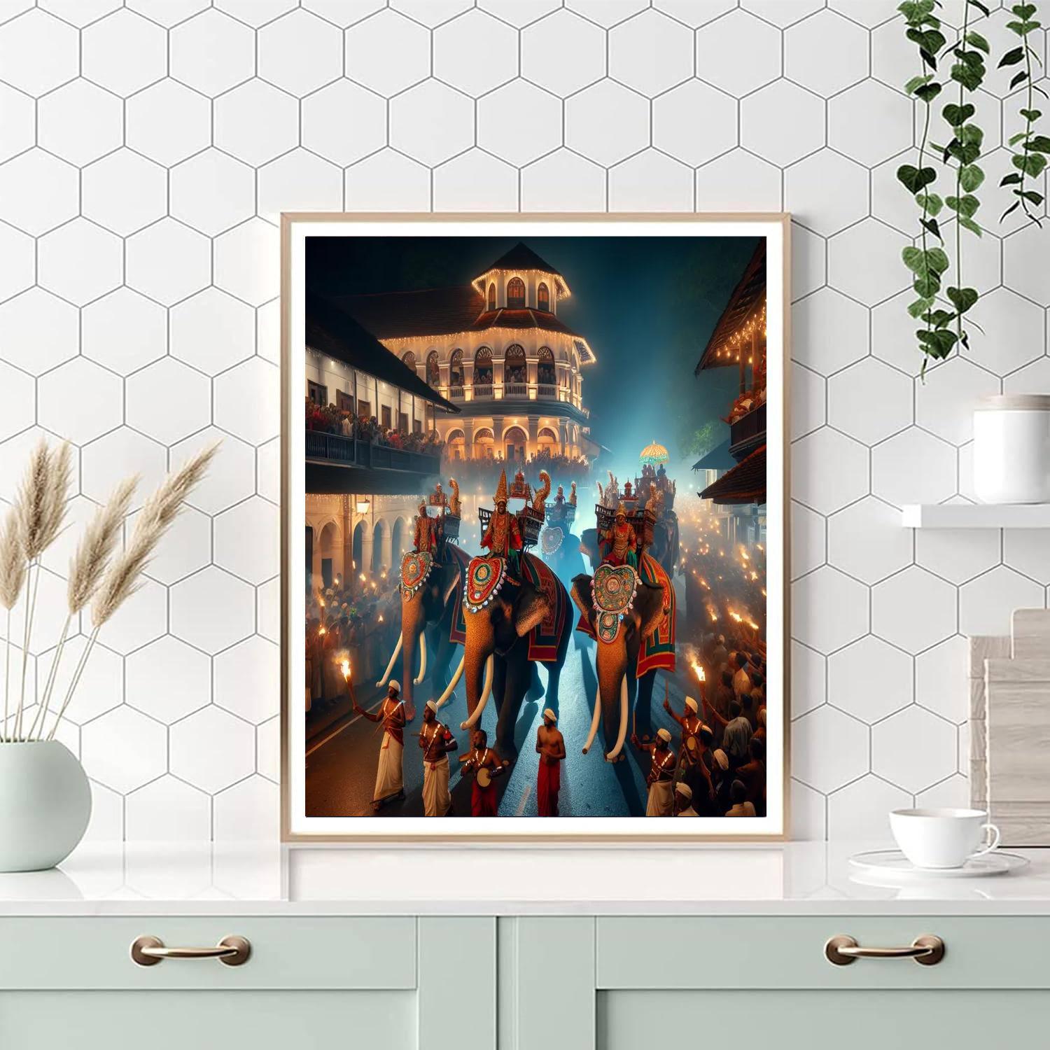 Esala Perahera - Kandy Paint By Number