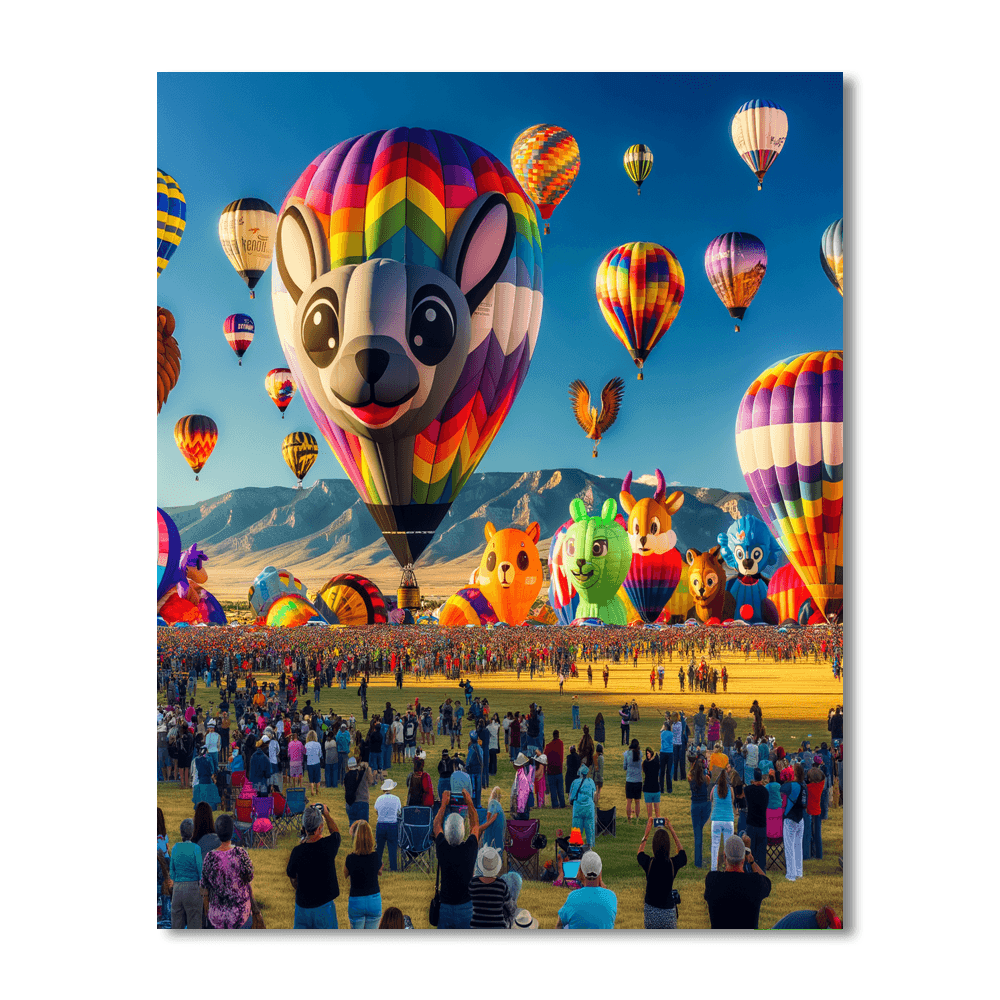 Albuquerque International Balloon Fiesta - Albuquerque Number Painting