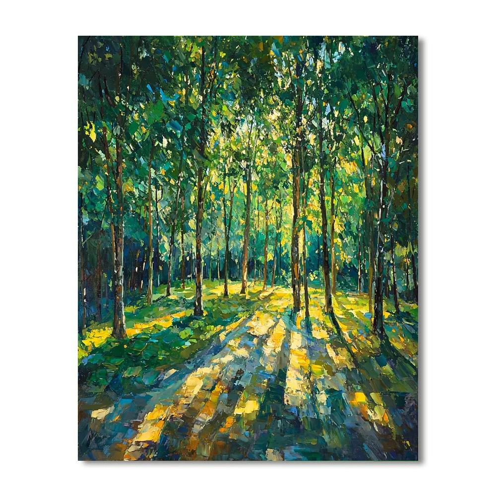 Paul Cézanne Inspired Mystic Grove Awakening  Painting By Numbers Kit