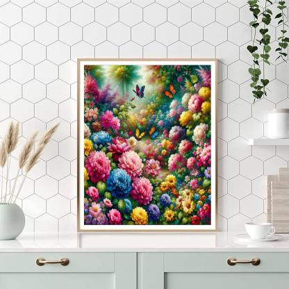 Garden Oasis Paint By Number