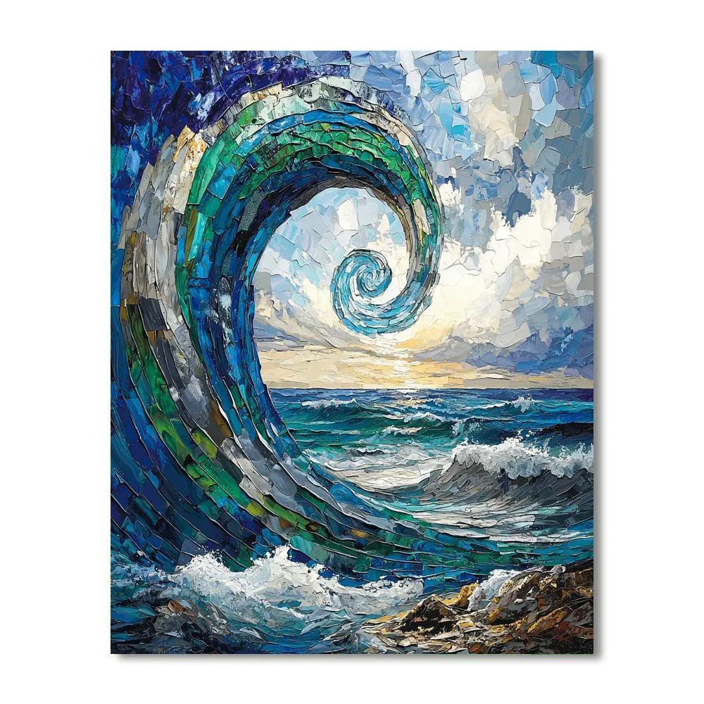 Michelangelo Inspired Whispering Elements  Paint By Numbers Kits