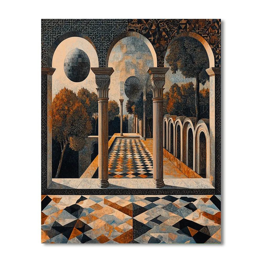 M.C. Escher Inspired Visions Of Perception  Paint By Numbers