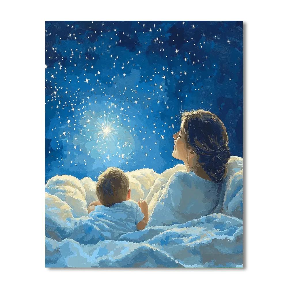 Sweet Dreams Under Stars Numbered Painting Kits