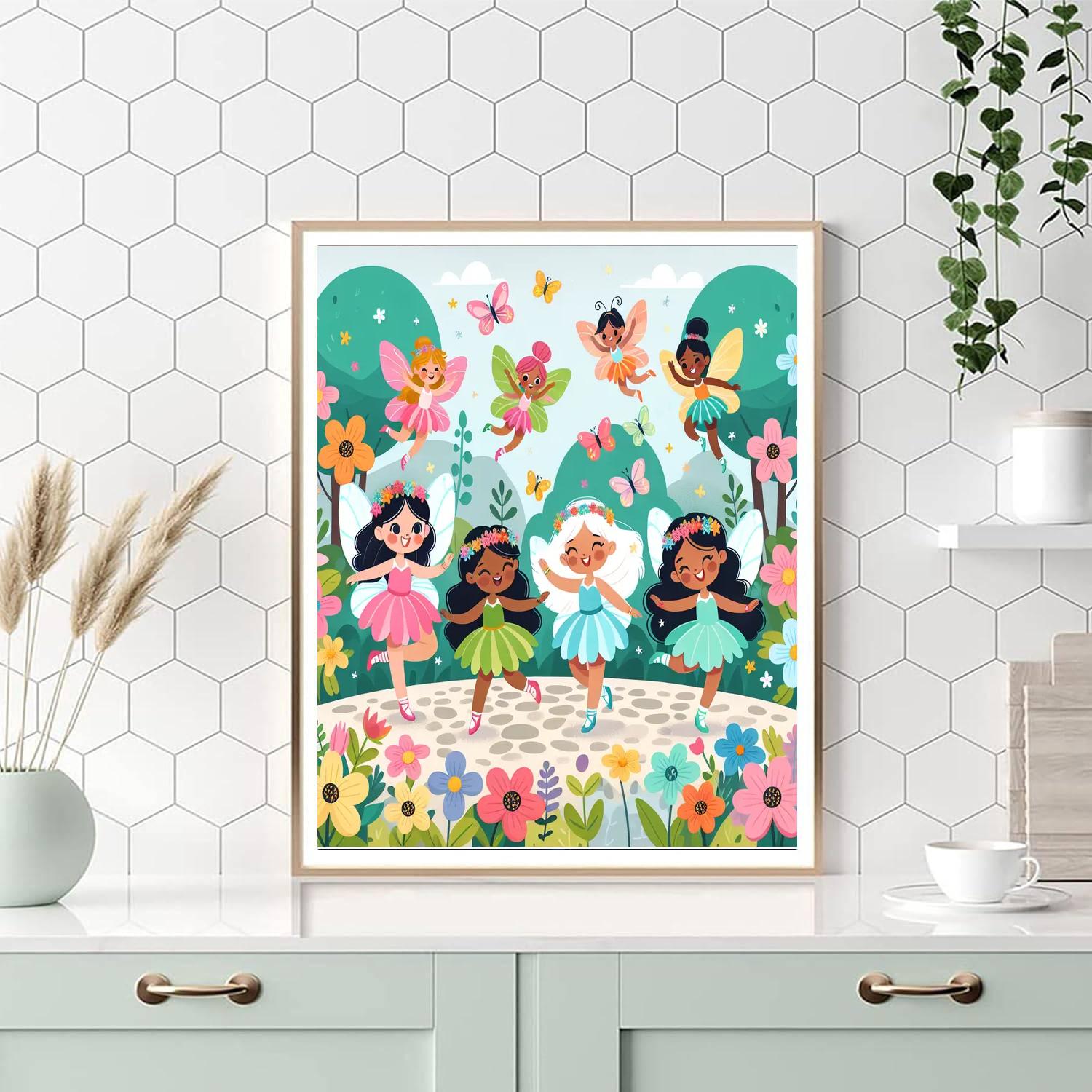 Adventure In The Enchanted Garden Paint By Numbers
