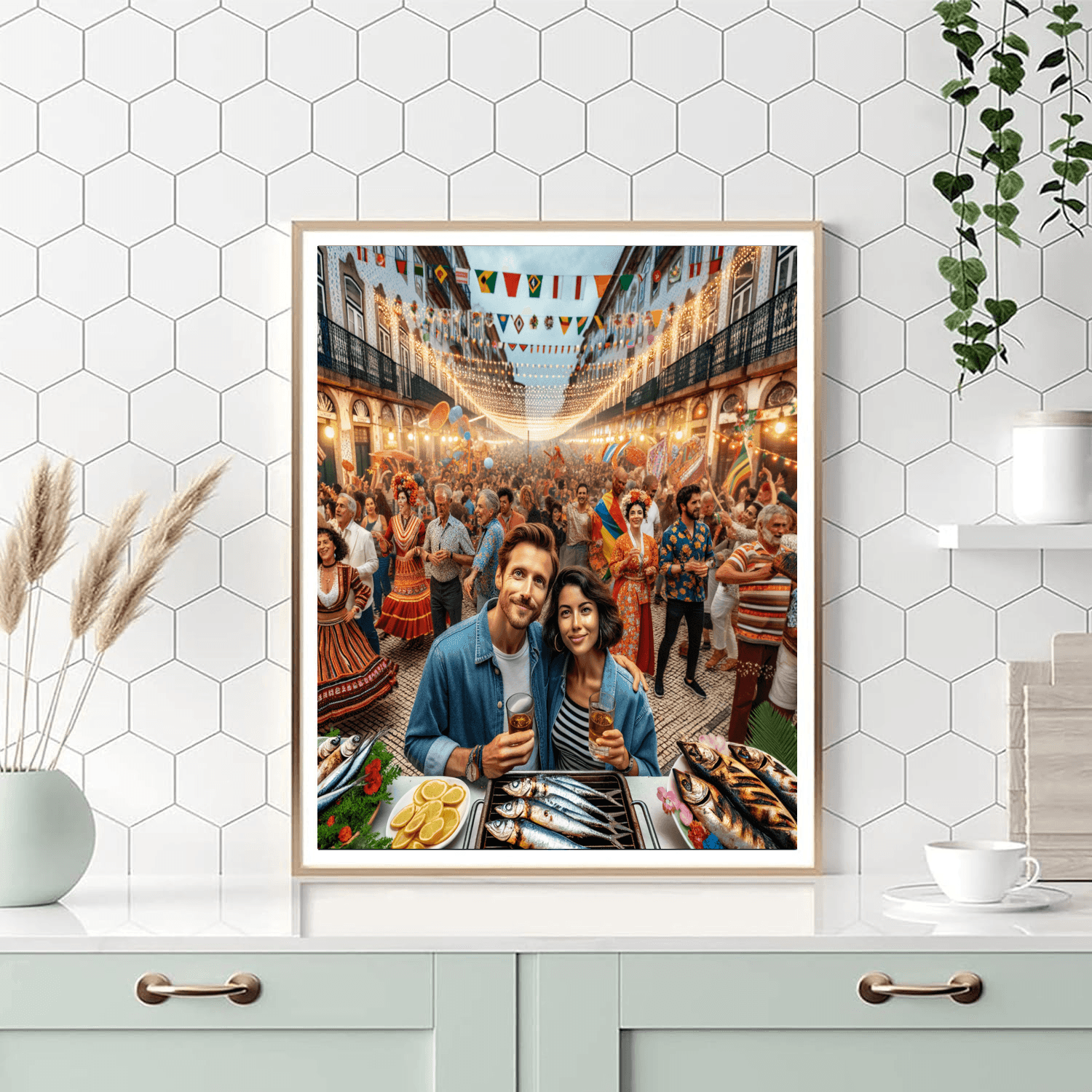 Alfama Festival - Lisbon Paint By Color