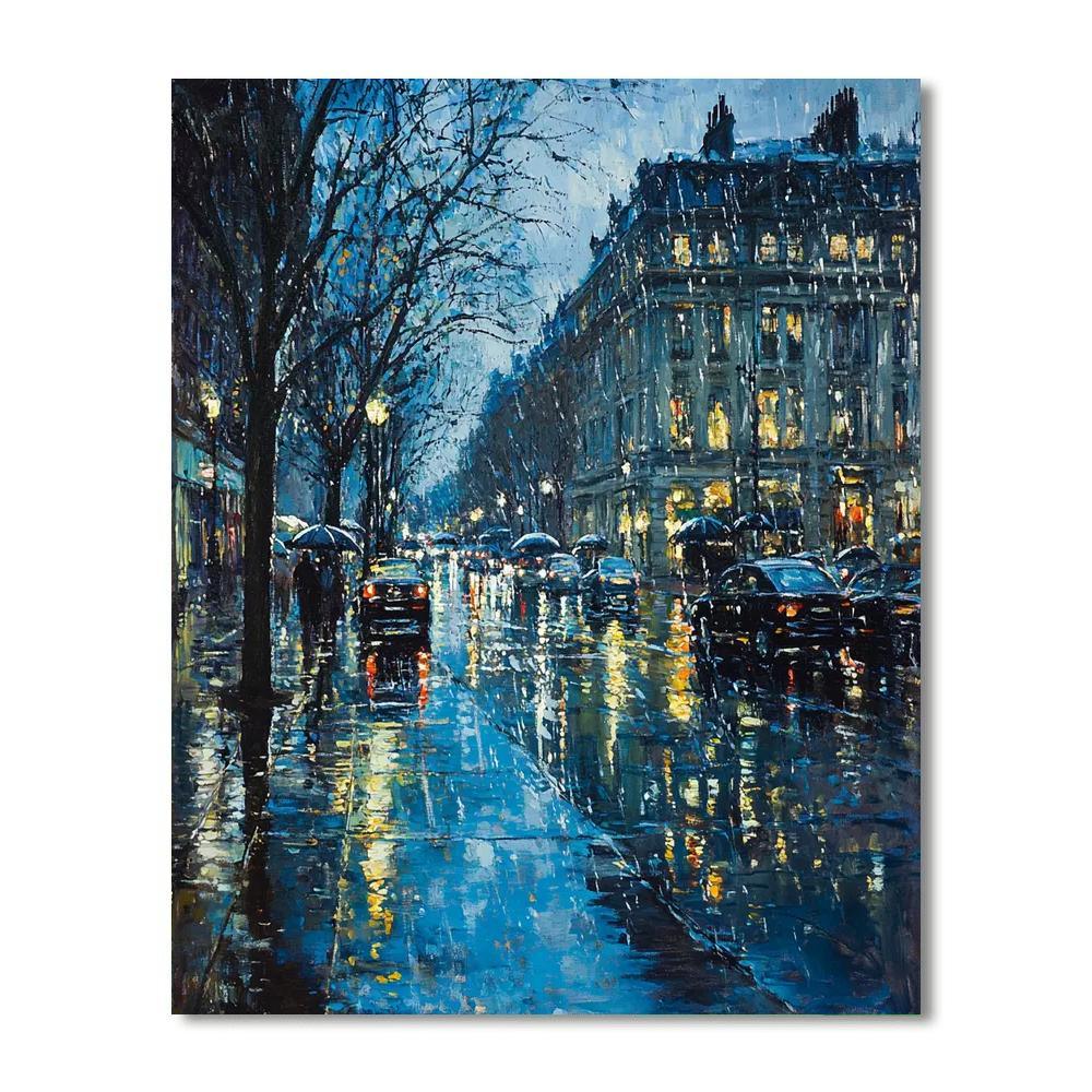 John Singer Sargent Inspired Melodic Rainy Evening  Paint By Numbers