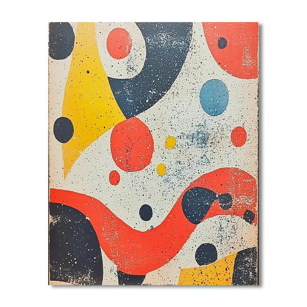 Joan Miró Inspired Surreal Playgrounds  Number Painting