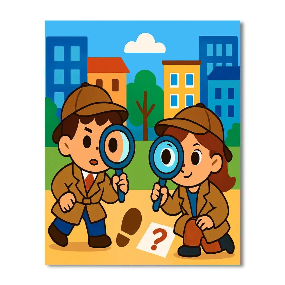 Mystery Explorers Paint By Numbers Art