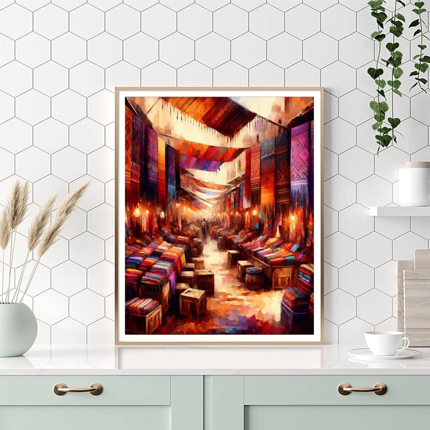 Bohemian Market Delight Paint By Color