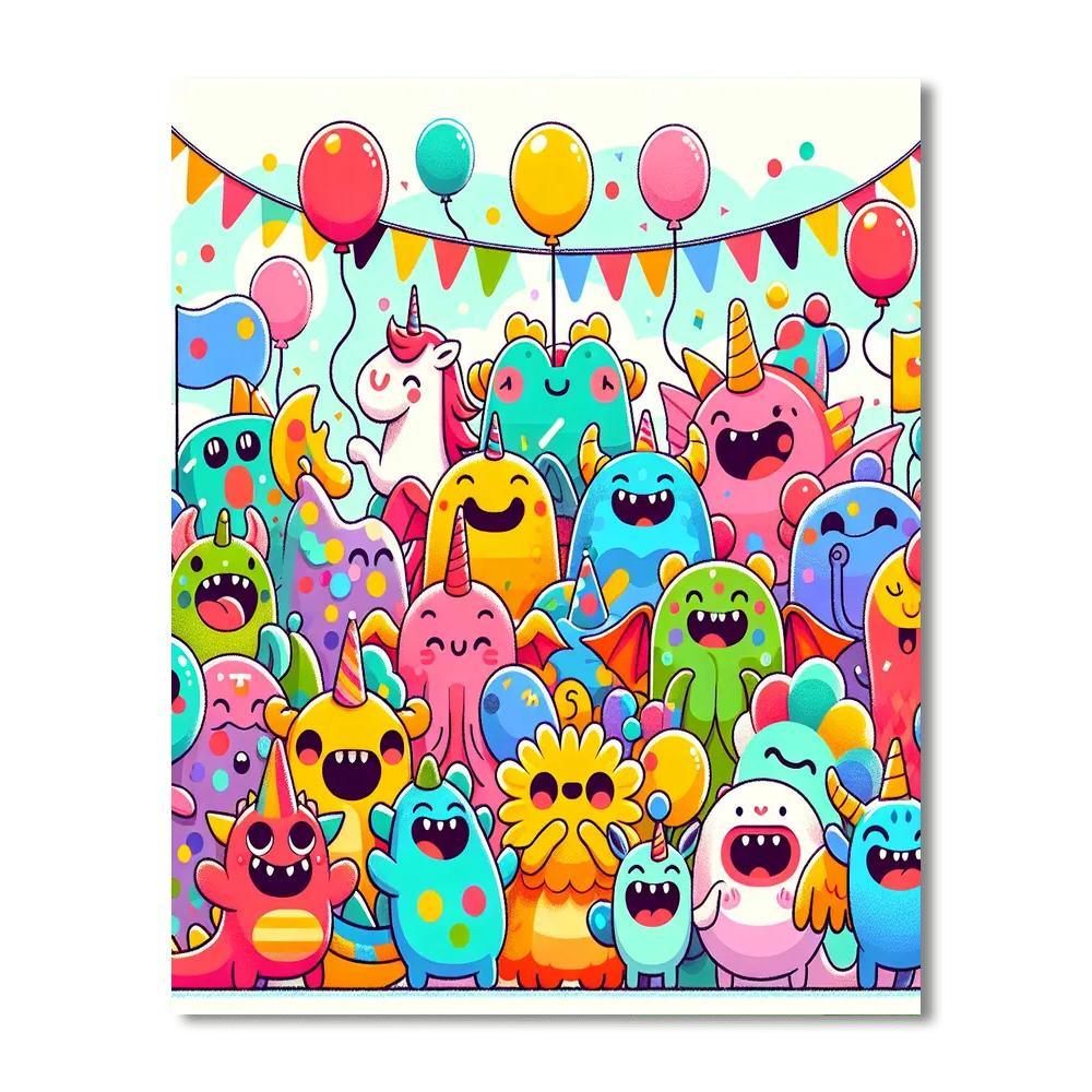 Fantastic Creature Parade Painting By Numbers Kit
