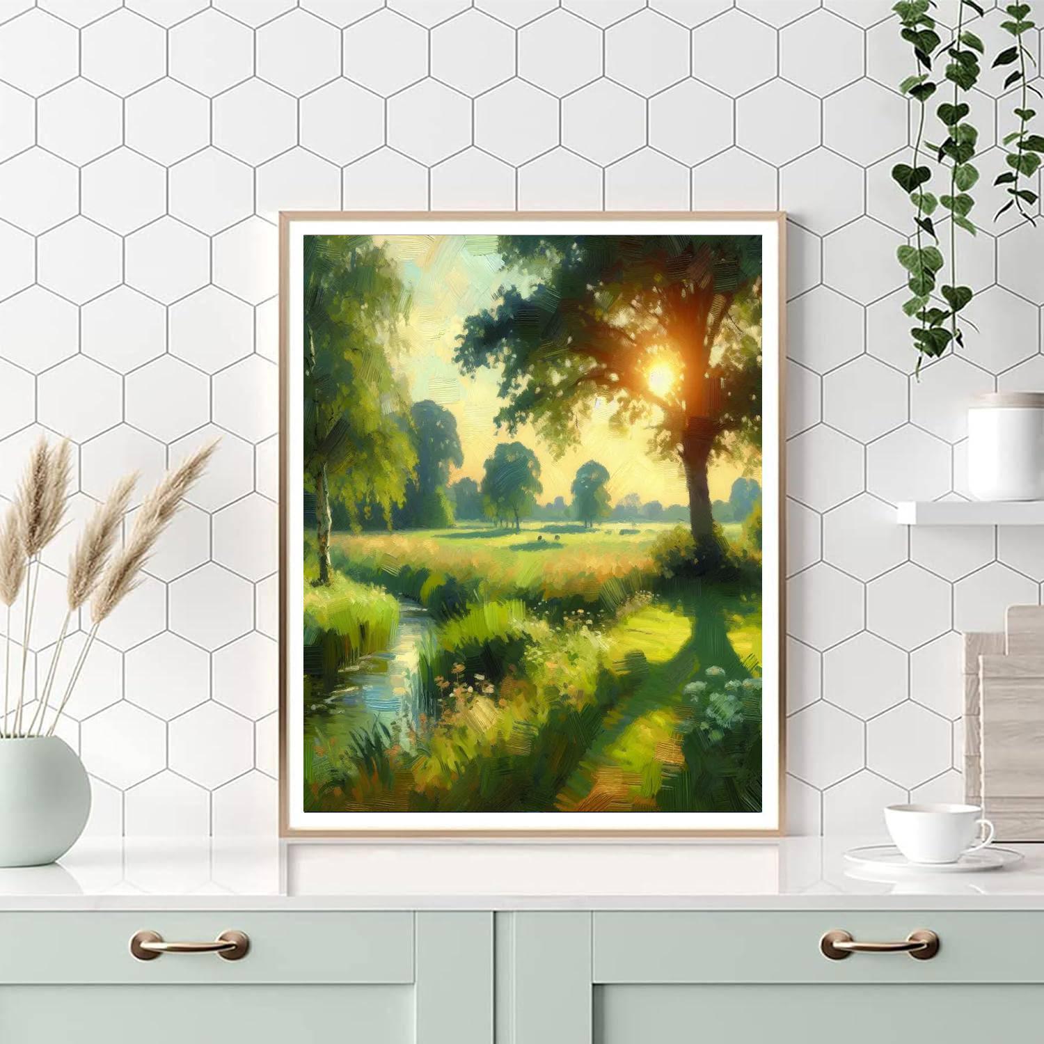 Impressionist Summer Afternoon Painting By Numbers Kit