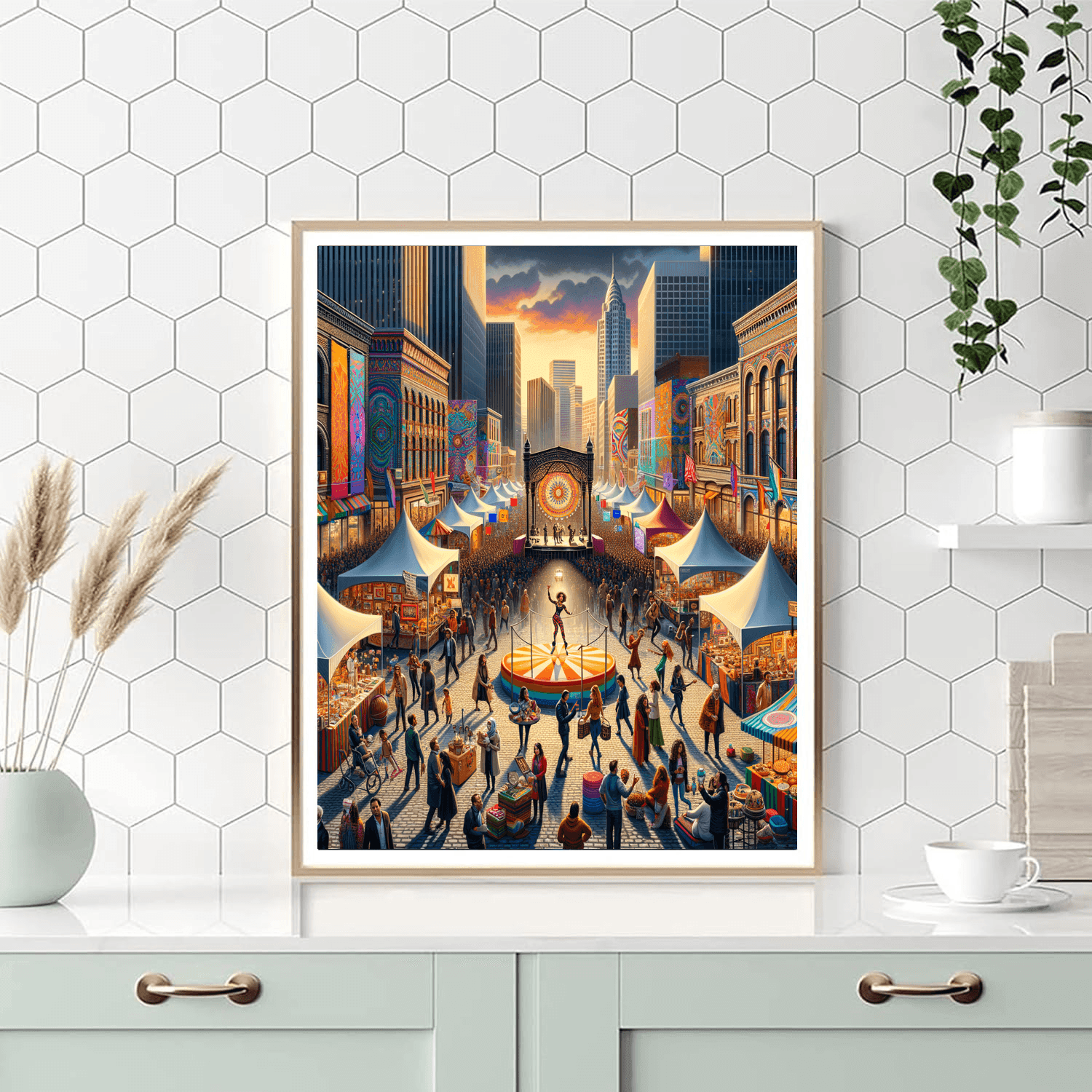 Fringe World Festival - Perth Number Painting