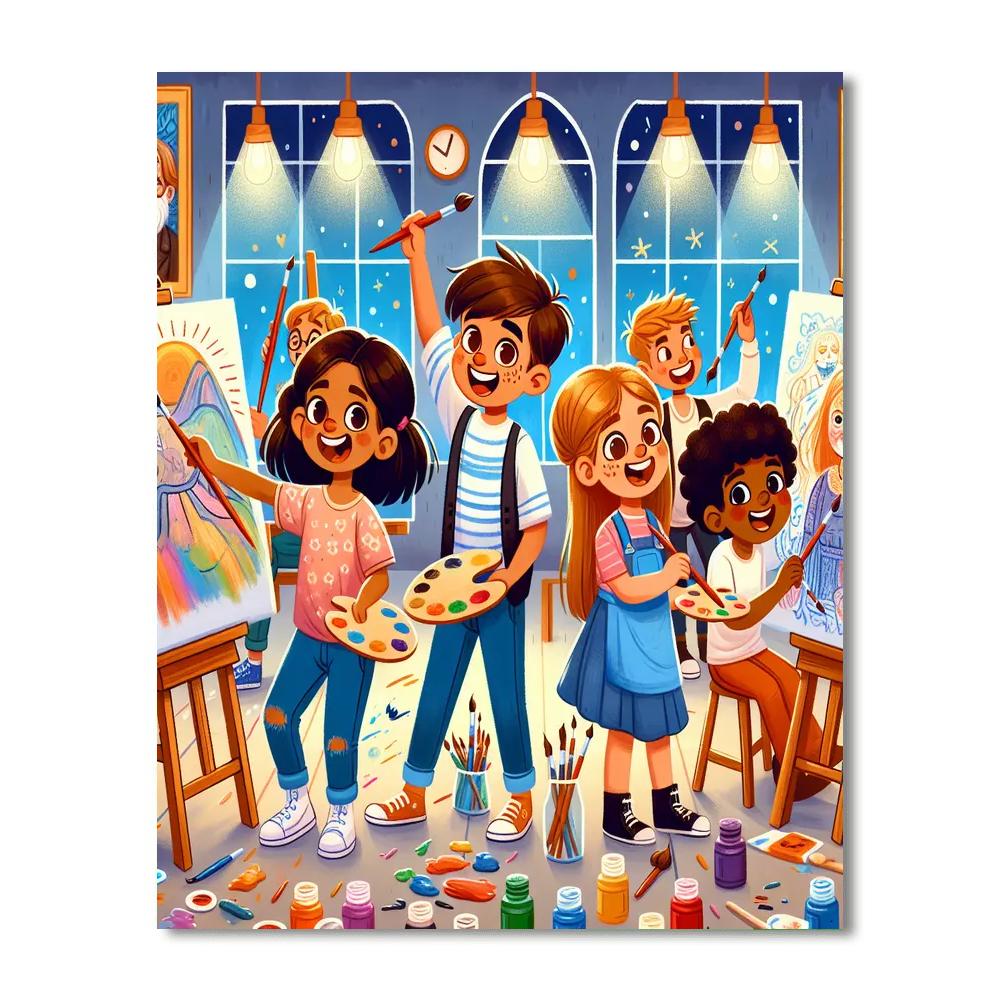 Artistic Journeys Number Painting