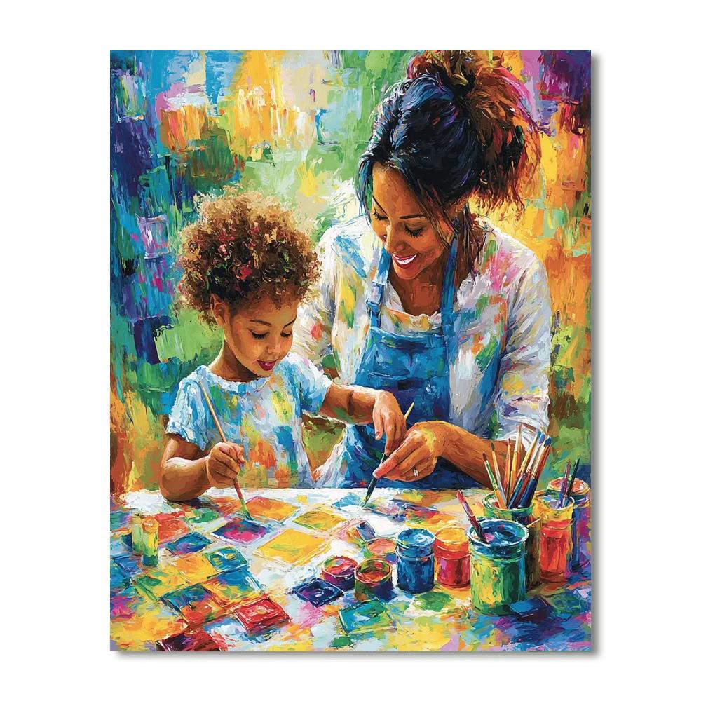 Moms Make The World Go Round Paint By Numbers Kits