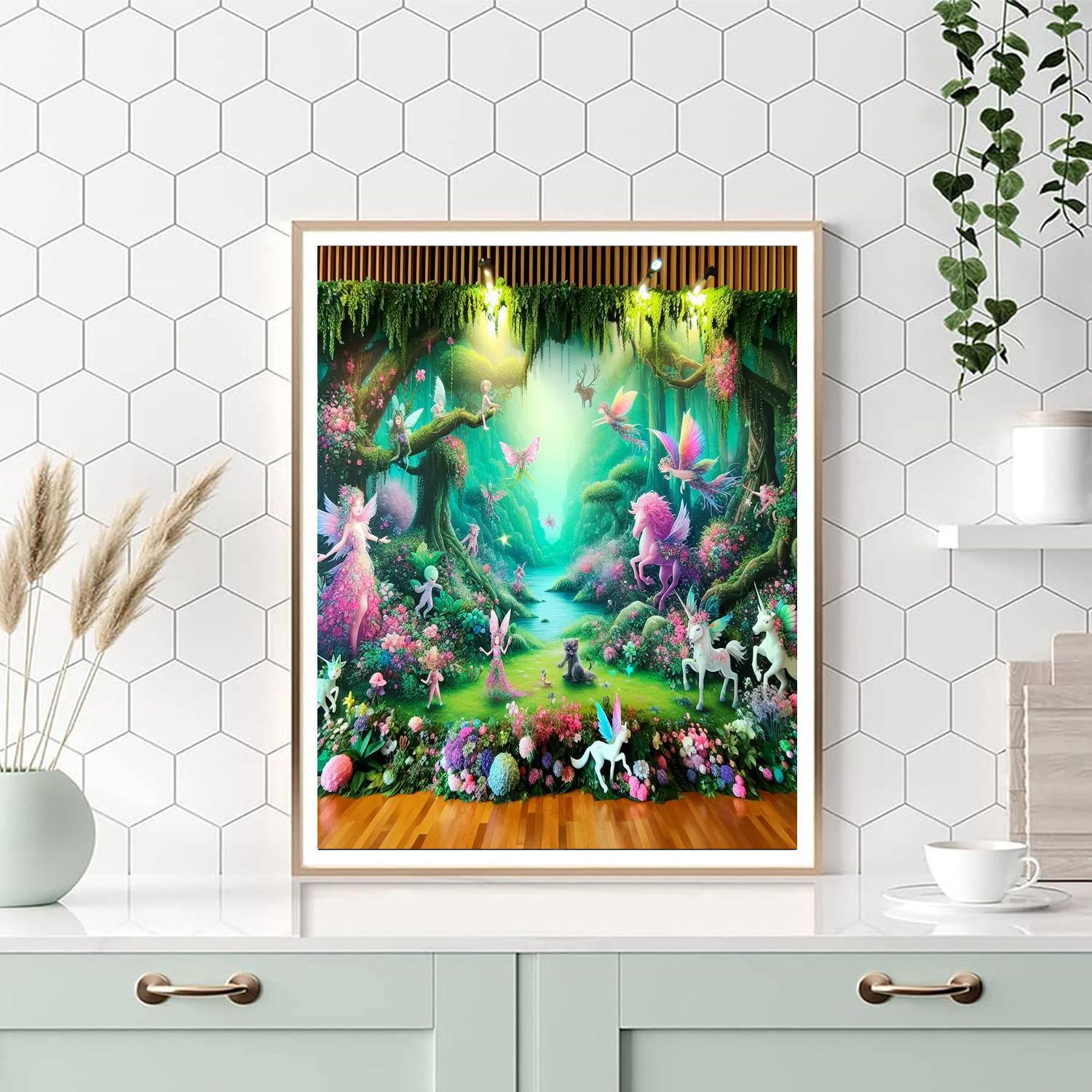 Mysterious Woodland Magic Paint By Color