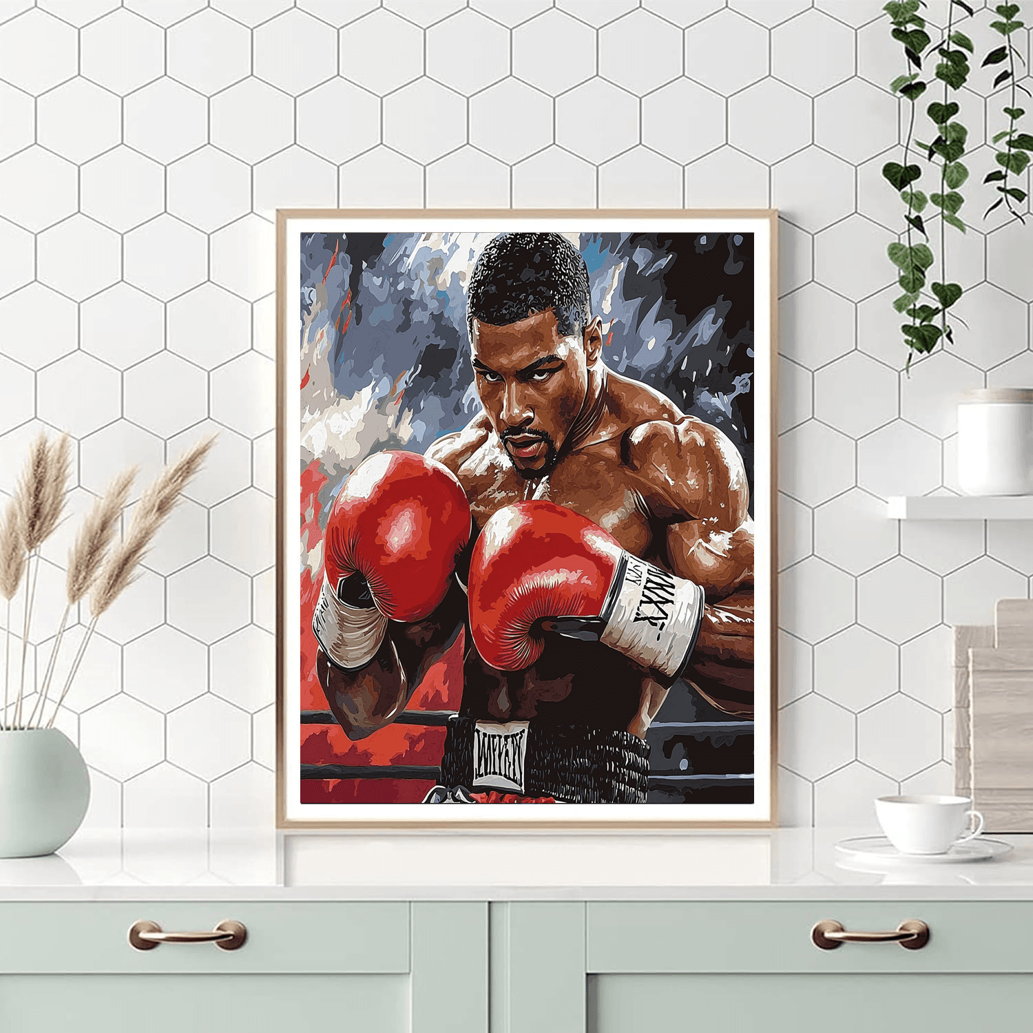 Michael B. Jordan: Creed's Determined Heartbeat Paint By Number
