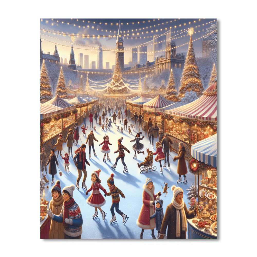 Winter Wonderland - United Kingdom DIY Paint By Numbers