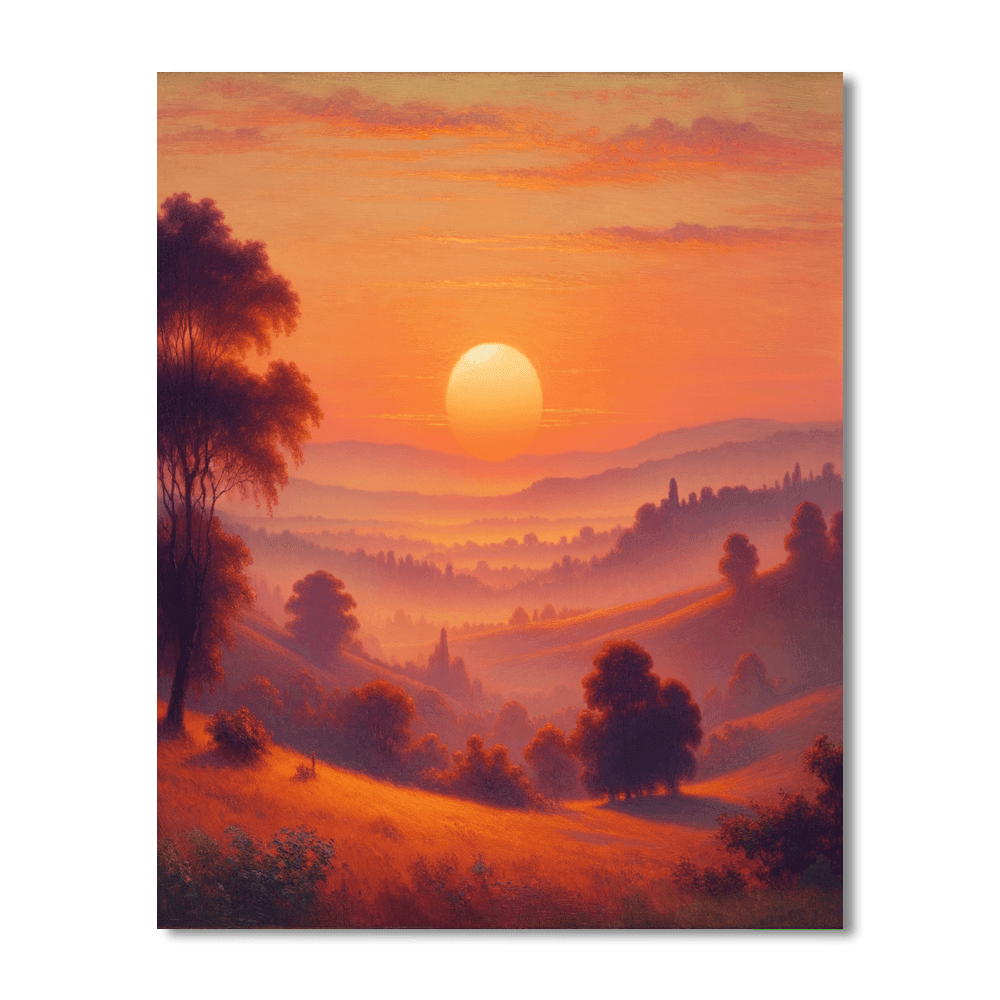 Evening Glow Painting By Numbers Kit