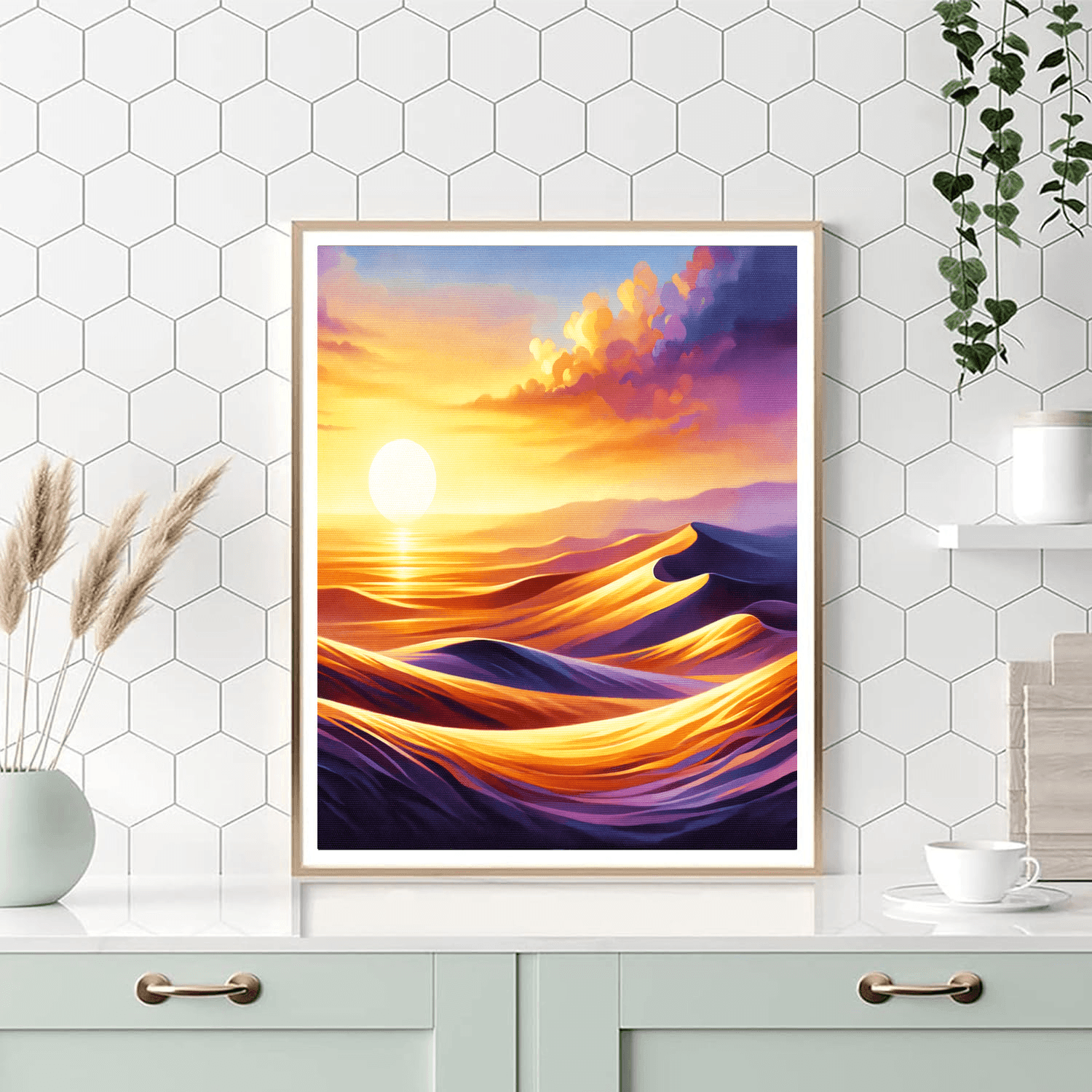 Soothing Desert Dunes Painting By Numbers Kit