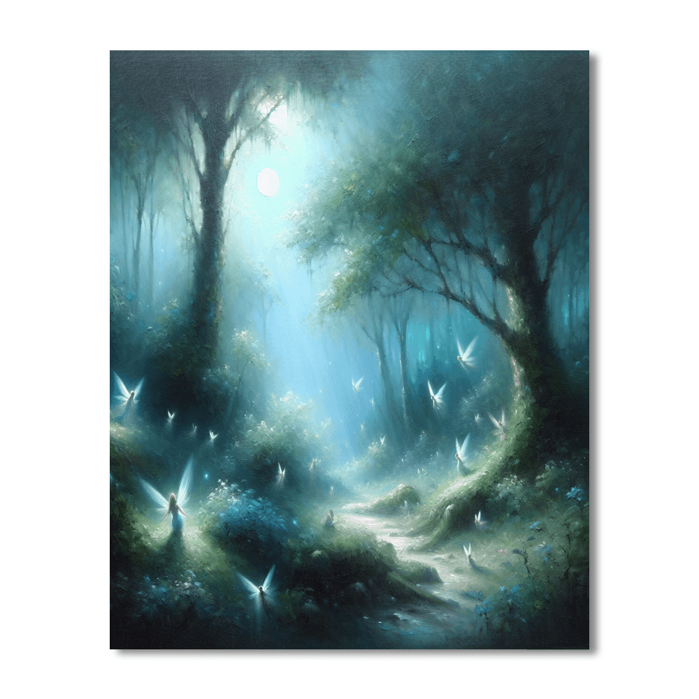 Magical Fairy Glen Number Painting