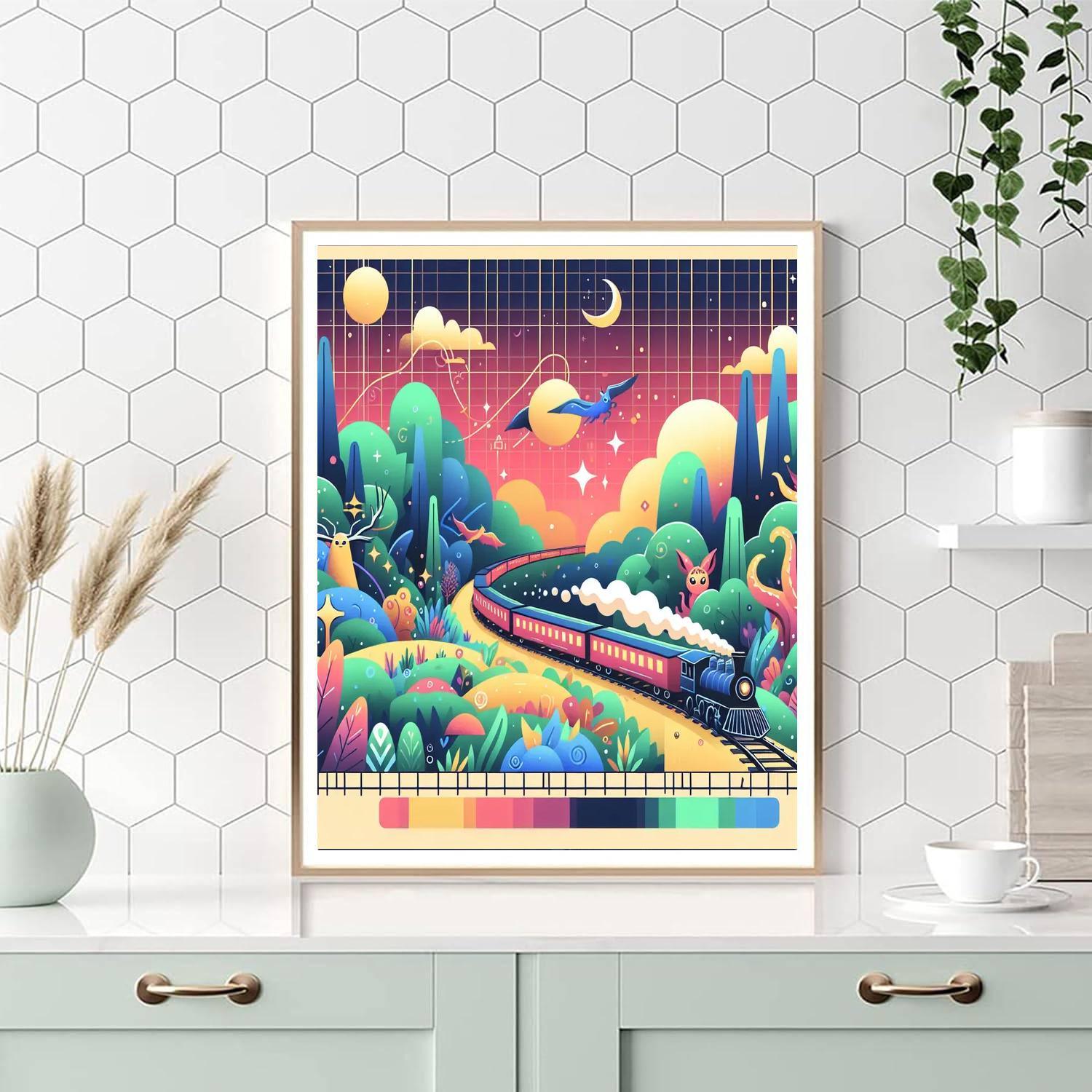 Dreamland Express DIY Paint By Numbers
