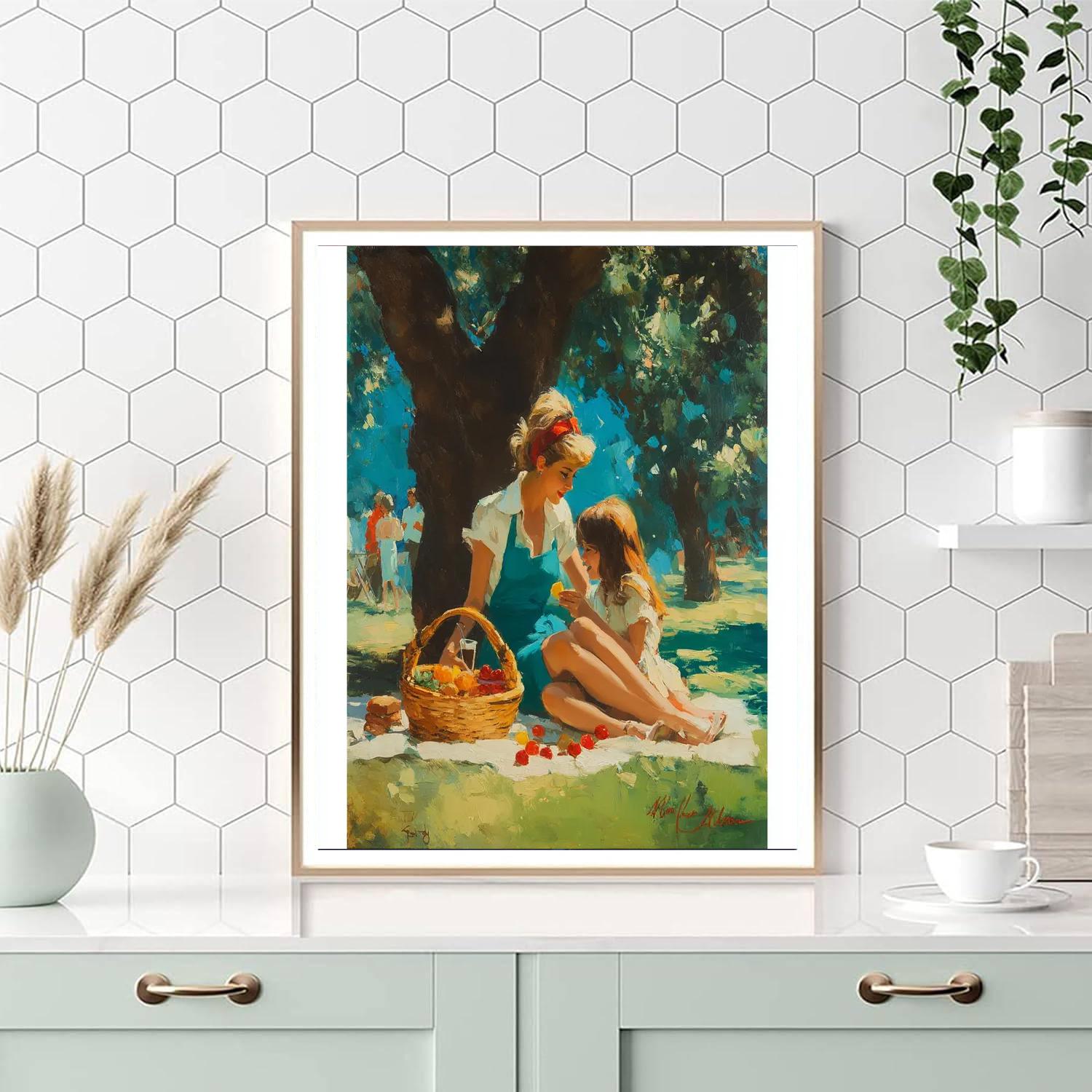 The Picnic Of Love Paint By Color