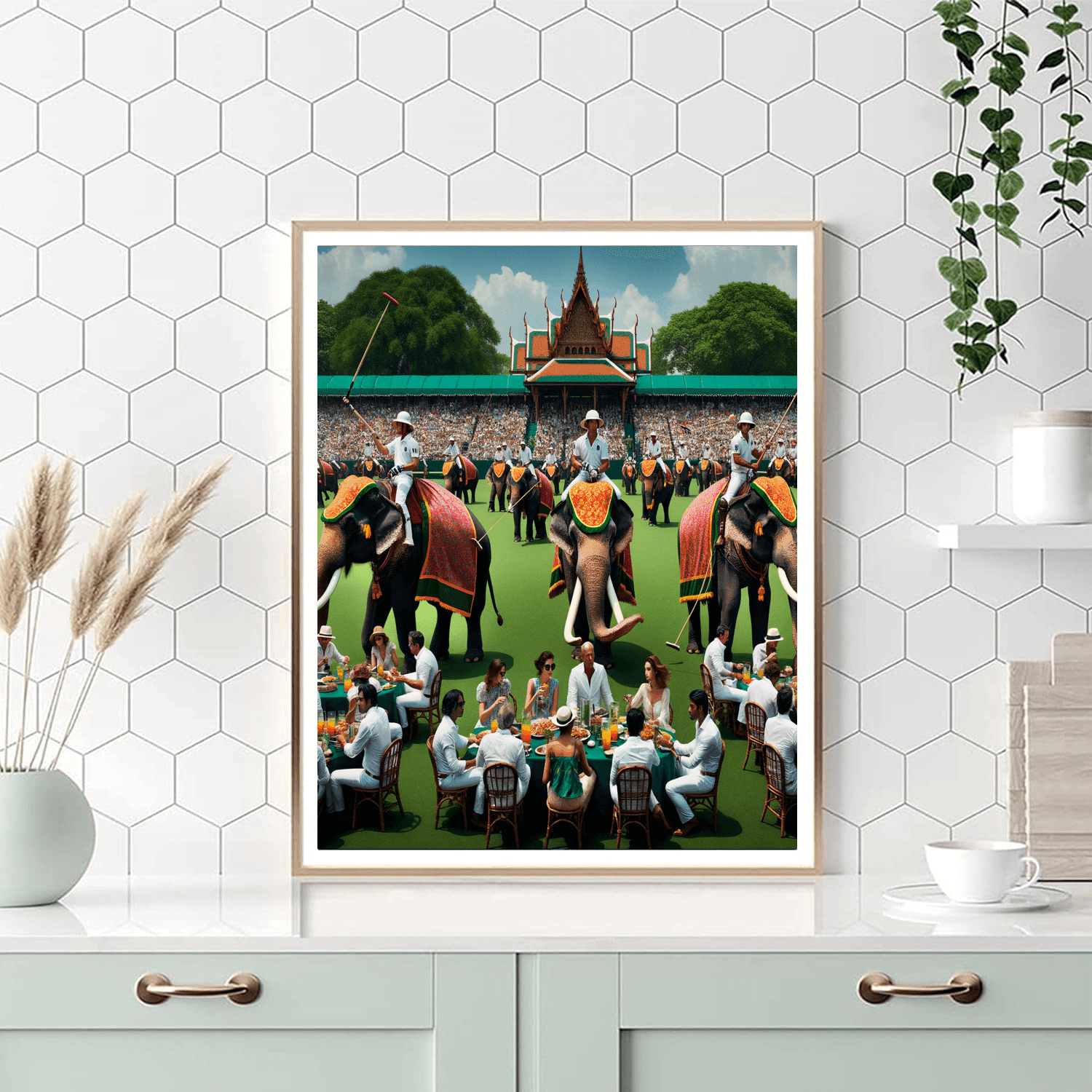 King's Cup Elephant Polo Tournament - Thailand Paint By Number