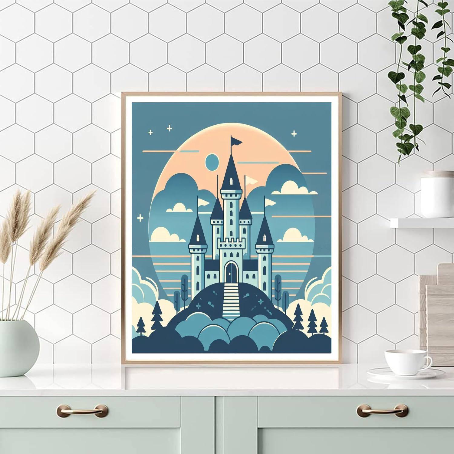 Enchanted Castle Discovery Paint By Numbers Kits