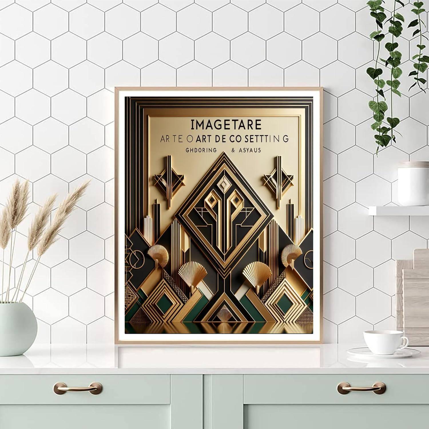 Art Deco Fantasy Paint By Numbers Kits