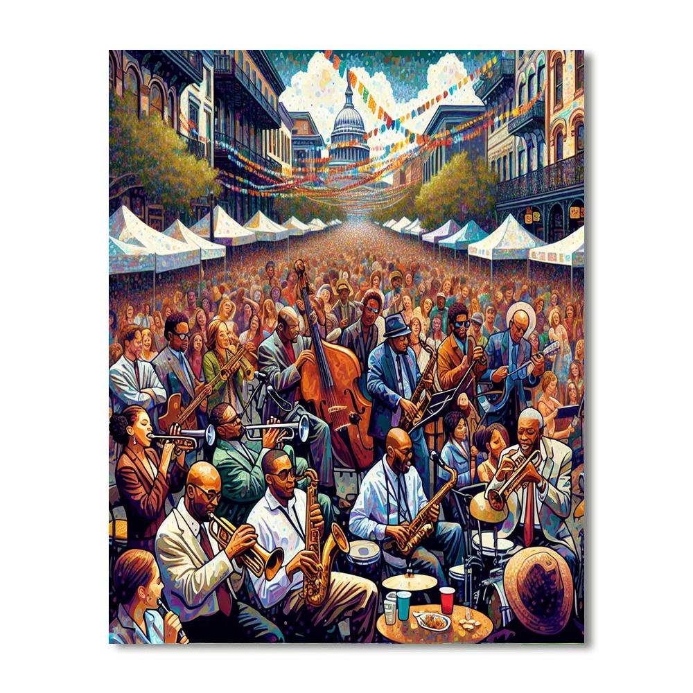 International Jazz Festival - Montreal - Canada Paint By Color