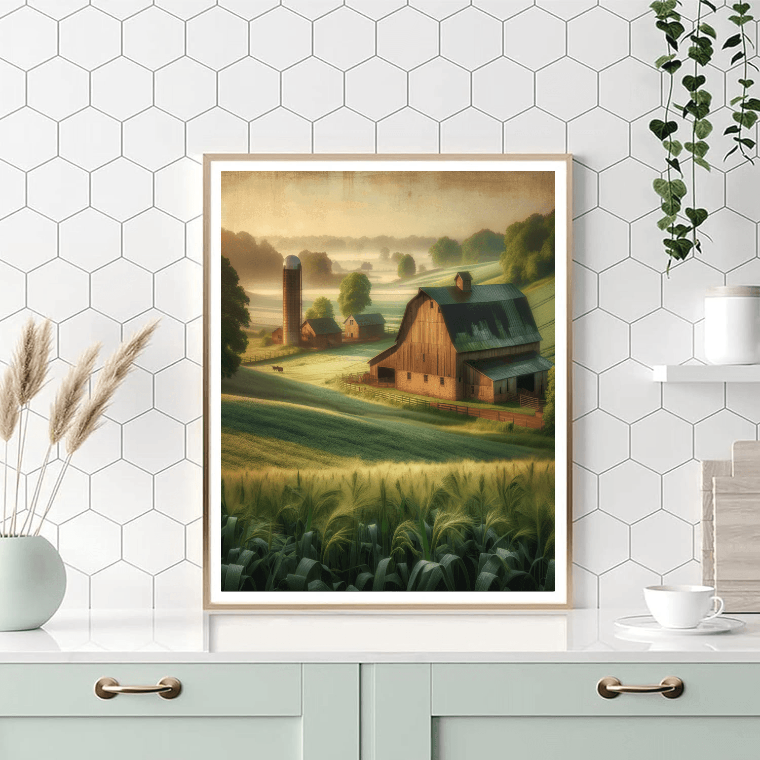 Rural Country Morning Paint By Numbers